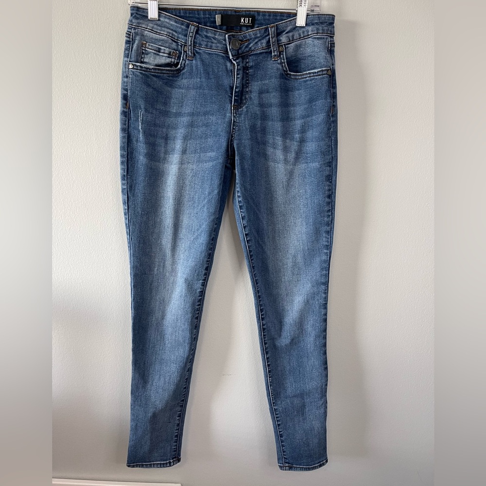 Kut from the Kloth Medium Wash Skinny Jeans
